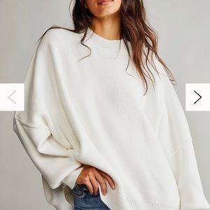 NWT Free People Easy Street Tunic White Small